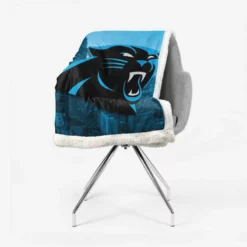 Carolina Panthers professional American Football Team Sherpa Fleece Blanket 2