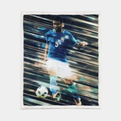 Casemiro Exellent Football Player Sherpa Fleece Blanket 1