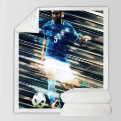 Casemiro Exellent Football Player Sherpa Fleece Blanket