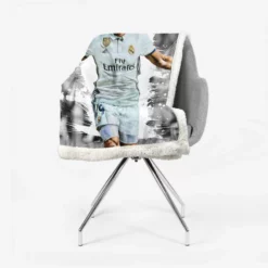 Casemiro Successful Brazilizn Defensive midfielder Sherpa Fleece Blanket 2