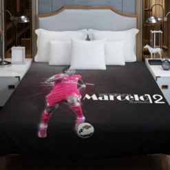 Celebrated Football Player Marcelo Vieira Duvet Cover