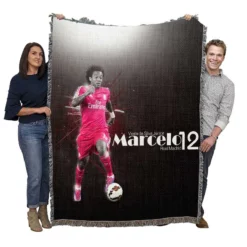 Celebrated Football Player Marcelo Vieira Woven Blanket