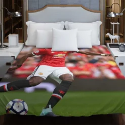 Celebrated Football Player Paul Pogba Duvet Cover