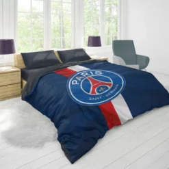 Champions League Football Team PSG Logo Duvet Cover 1