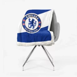 Champions League Team Chelsea FC Sherpa Fleece Blanket 2