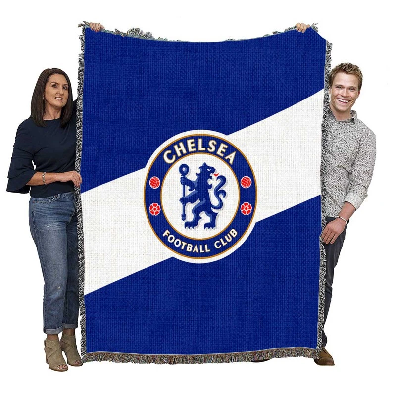 Champions League Team Chelsea FC Woven Blanket