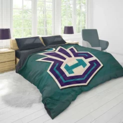 Charlotte Hornets American Professional Basketball Club Duvet Cover 1