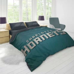 Charlotte Hornets Successful NBA Basketball Team Duvet Cover 1