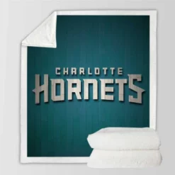 Charlotte Hornets Successful NBA Basketball Team Sherpa Fleece Blanket