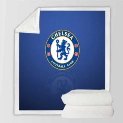 Chelsea FC Awesome Soccer Team Sherpa Fleece Blanket