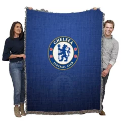 Chelsea FC Awesome Soccer Team Woven Blanket