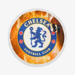 Chelsea FC British Champions Round Beach Towel