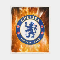 Chelsea FC British Champions Sherpa Fleece Blanket 1