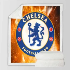 Chelsea FC British Champions Sherpa Fleece Blanket