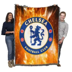 Chelsea FC British Champions Woven Blanket
