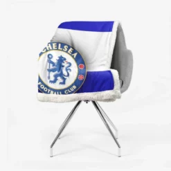 Chelsea FC Champions League Football Team Sherpa Fleece Blanket 2