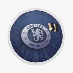 Chelsea FC Classic Football Team Round Beach Towel