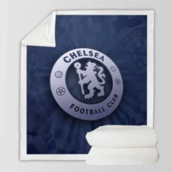 Chelsea FC Classic Football Team Sherpa Fleece Blanket