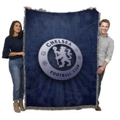 Chelsea FC Classic Football Team Woven Blanket