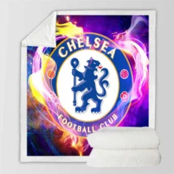 Chelsea FC English professional football club Sherpa Fleece Blanket