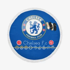 Chelsea FC Football Club Round Beach Towel