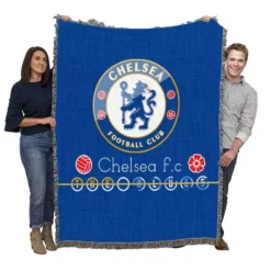 Chelsea FC Football Club Woven Blanket