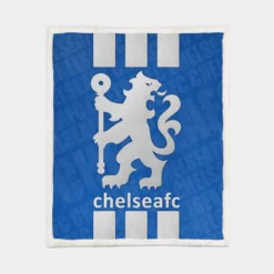 Chelsea FC Kids Premier League Champions Sherpa Fleece Blanket 1