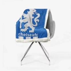 Chelsea FC Kids Premier League Champions Sherpa Fleece Blanket 2