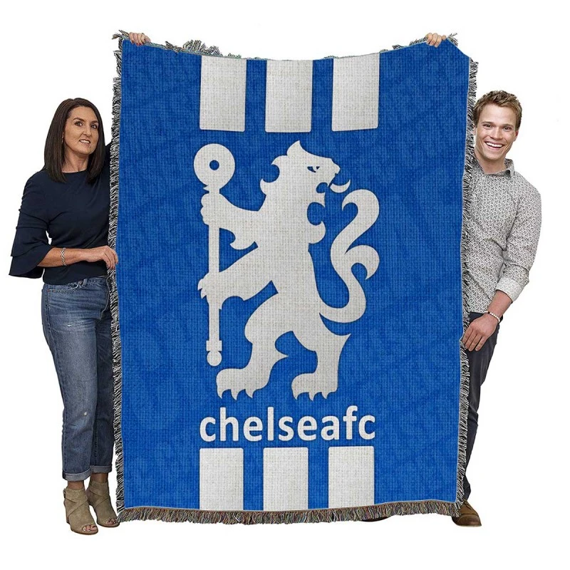 Chelsea FC Kids Premier League Champions Woven Blanket