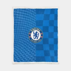 Chelsea FC Premier League Football Team Sherpa Fleece Blanket 1