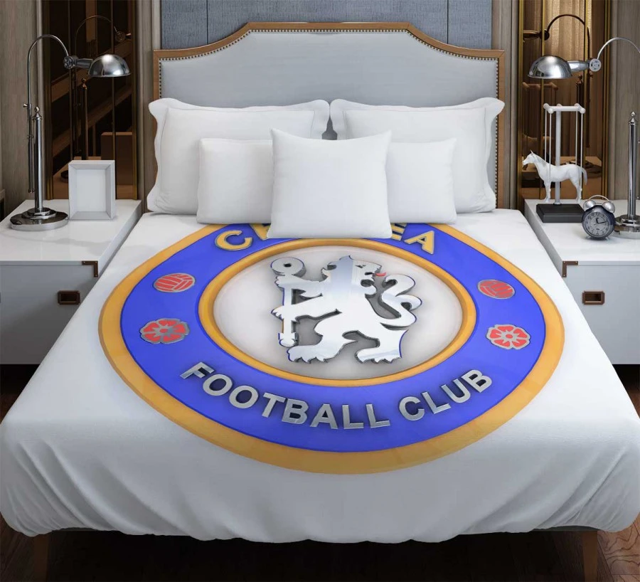 Chelsea FC Sensational British Soccer Team Duvet Cover