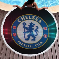 Chelsea FC Teen Boys Round Beach Towel 1