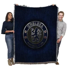 Chelsea FC Teens Football Club Woven Blanket