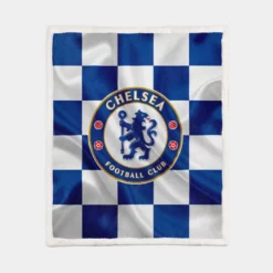 Chelsea Football Club Logo Sherpa Fleece Blanket 1