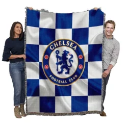 Chelsea Football Club Logo Woven Blanket