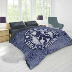 Chelsea Logo Most Popular English Football Team Duvet Cover 1