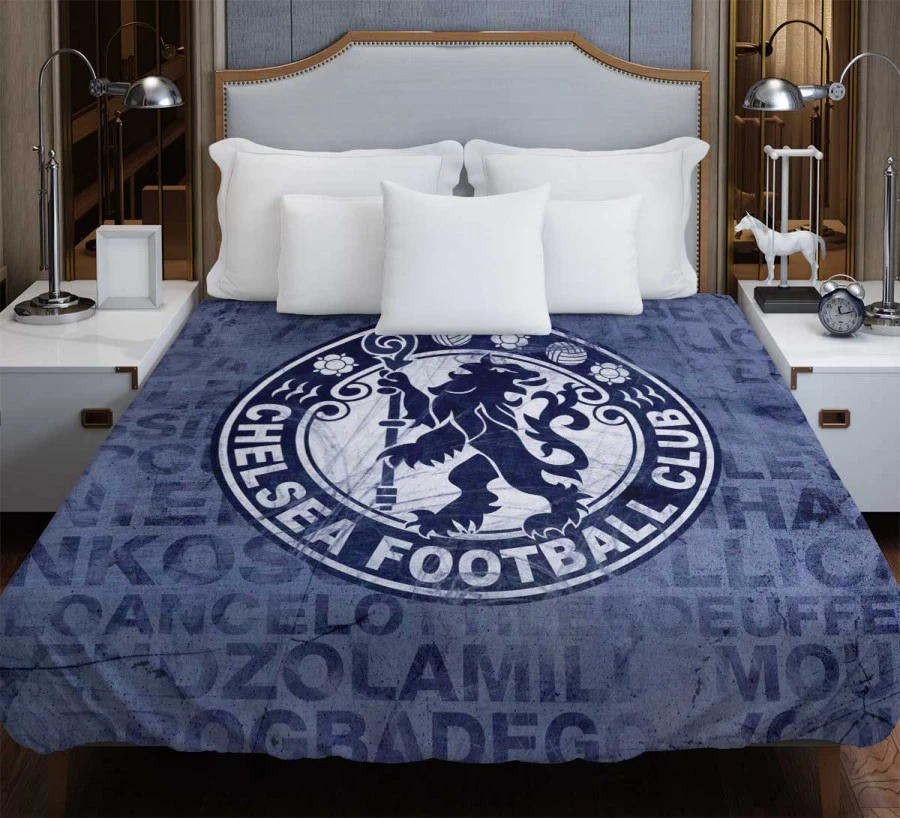 Chelsea Logo Most Popular English Football Team Duvet Cover