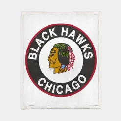 Chicago Blackhawks Awarded NHL Hockey Team Sherpa Fleece Blanket 1