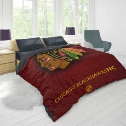 Chicago Blackhawks Excellent NHL Hockey Team Duvet Cover 1