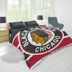 Chicago Blackhawks Famous NHL Hockey Club Duvet Cover 1