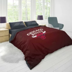 Chicago Bulls Energetic NBA Basketball Team Duvet Cover 1