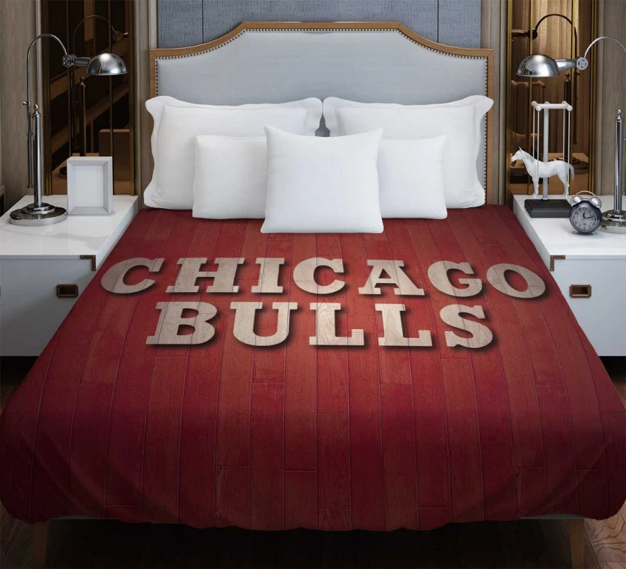 Chicago Bulls Professional NBA Basketball Club Duvet Cover