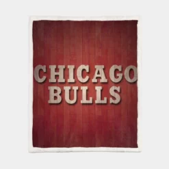 Chicago Bulls Professional NBA Basketball Club Sherpa Fleece Blanket 1