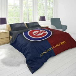 Chicago Cubs American Professional Baseball Team Duvet Cover 1