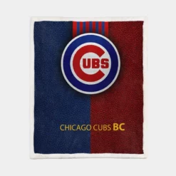 Chicago Cubs American Professional Baseball Team Sherpa Fleece Blanket 1