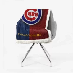 Chicago Cubs American Professional Baseball Team Sherpa Fleece Blanket 2