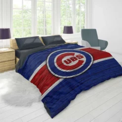 Chicago Cubs Energetic MLB Baseball Team Duvet Cover 1