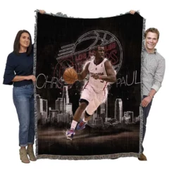 Chris Paul Popular NBA Basketball Player Woven Blanket