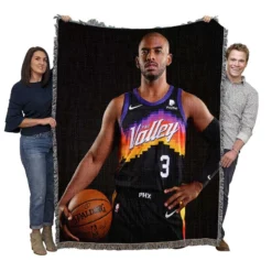 Chris Paul Professional NBA Basketball Player Woven Blanket