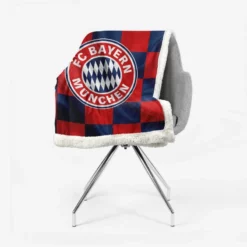 Classic Football Team FC Bayern Munich Sherpa Fleece Blanket 2
